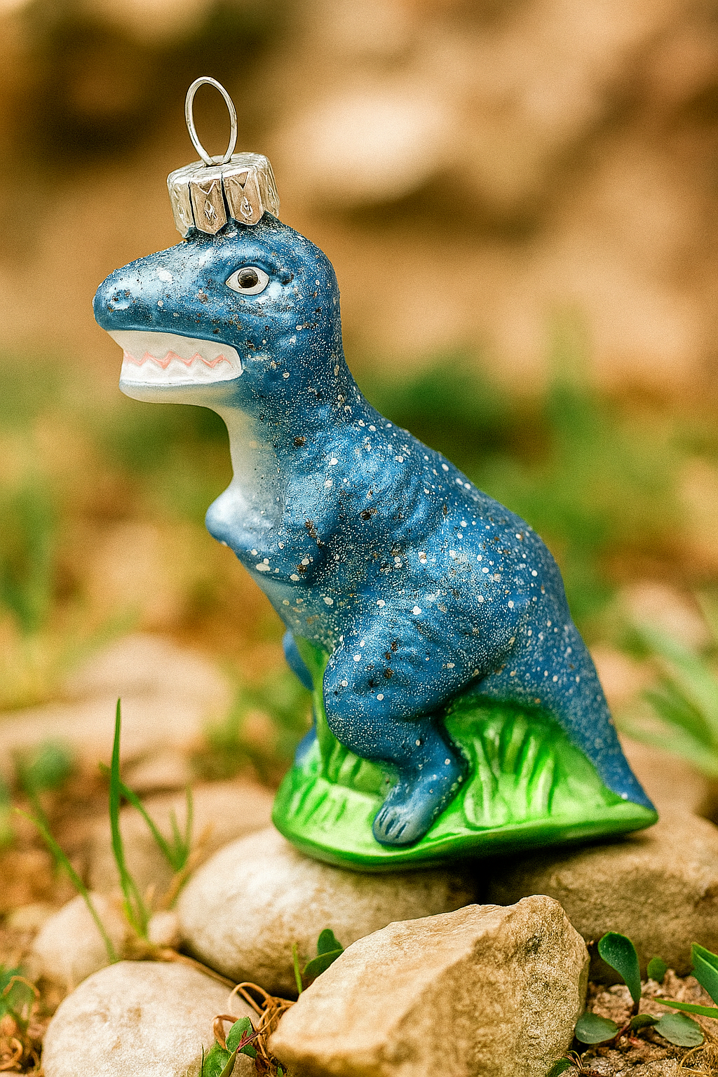 Vitbis Dinosaurus skleněná baňka 11 cm 1 ks pro děti