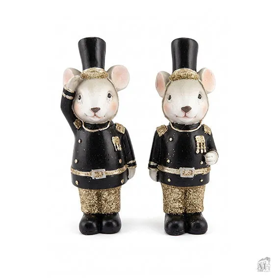 Det Gamle Apotek Mouse figurka myška černá 11 cm