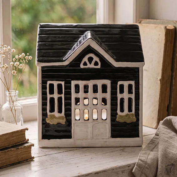 Det Gamle Apotek House for LED light domeček černý 11 cm