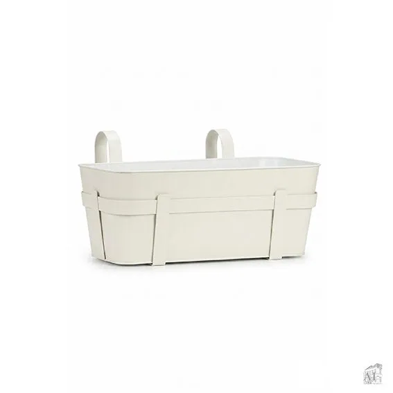 Det Gamle Apotek květináč kovový bílý 22 cm