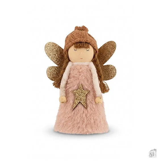 Det Gamle Apotek Angel anděl figurka růžová 14 cm