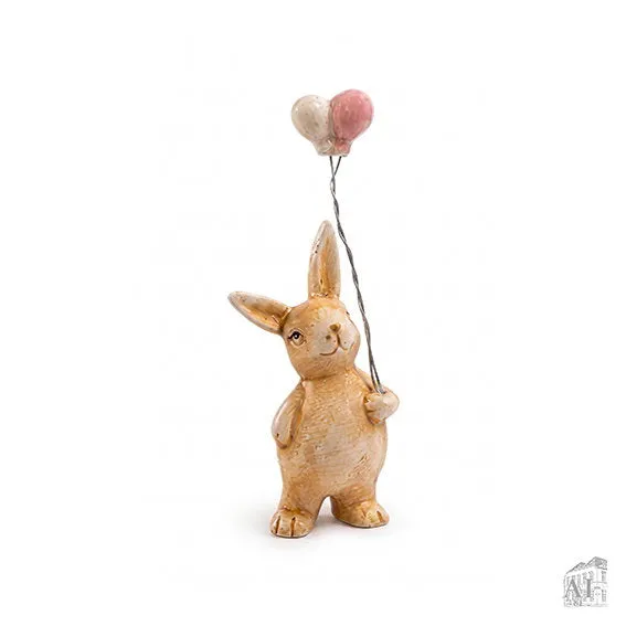 Det Gamle Apotek Rabbit figurka králík keramika 13 cm