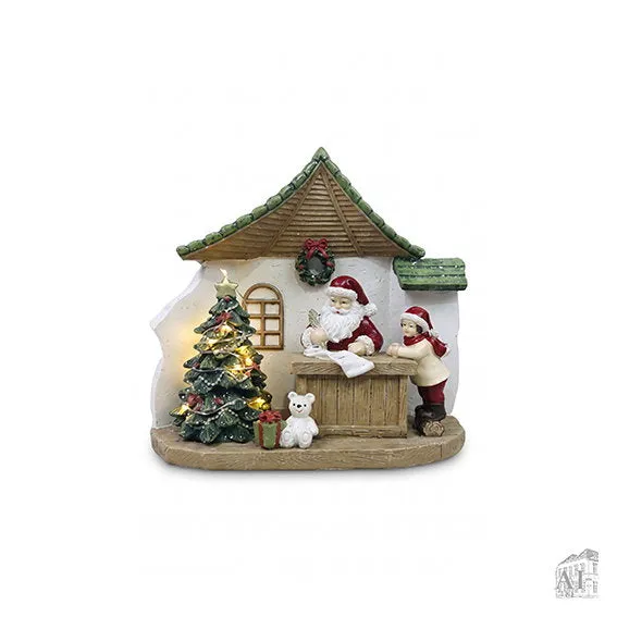 Det Gamle Apotek Figure with LED skřítek hnědý 18 cm