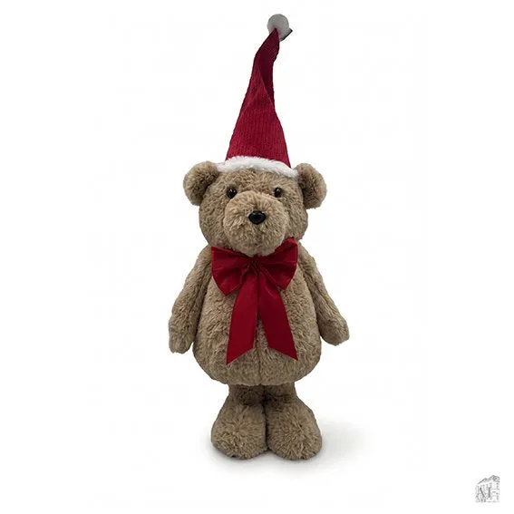 Det Gamle Apotek medvěd figurka hnědý polyester 40 cm