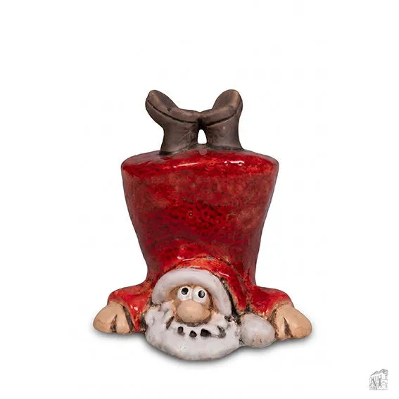 Det Gamle Apotek Gnome skřítek kamenina červený 10 cm