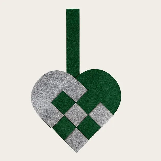 Det Gamle Apotek Heart for hanging filcové srdce 32 cm