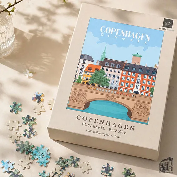 Det Gamle Apotek Puzzle København 1000 dílků 50x75 cm