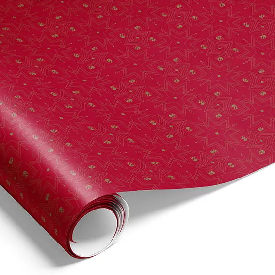 Det Gamle Apotek Giftpaper balicí papír 5 m červený