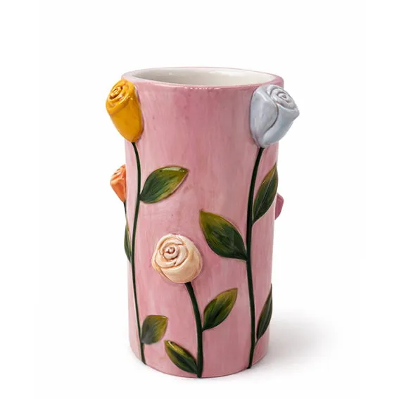 Det Gamle Apotek Vase váza růžová keramika 23 cm