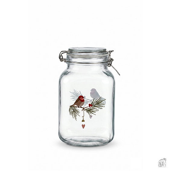 Det Gamle Apotek Glass skleněná dóza 2000 ml 21 cm