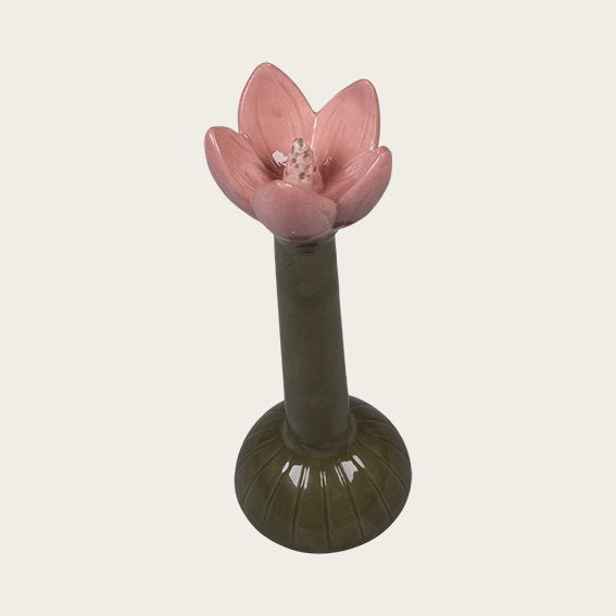 Det Gamle Apotek Figures keramická figurka růžová 20 cm