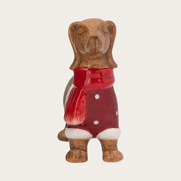 Det Gamle Apotek Dug figurka hnědá 8 cm dolomit