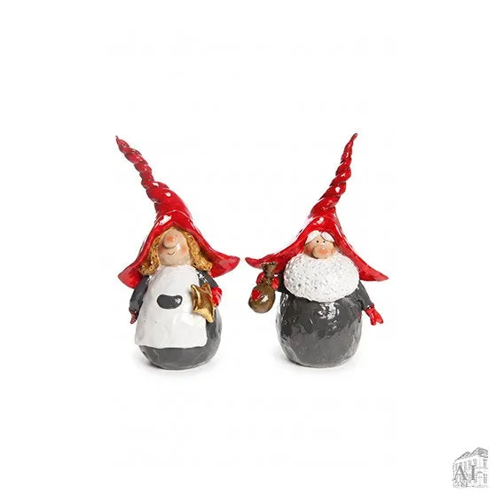 Det Gamle Apotek Gnome skřítek 12 cm červený