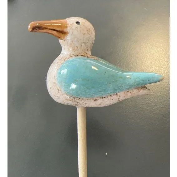 Det Gamle Apotek Seabird ptáček zelený 5 cm