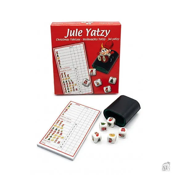Det Gamle Apotek Julius vánoční Yatzy hra kostková