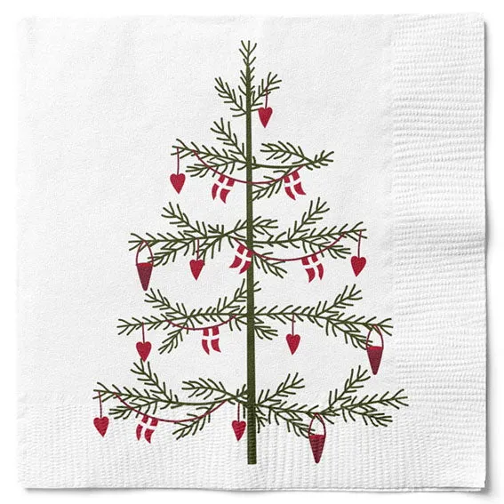 Det Gamle Apotek Napkins ubrousky bílé 33x33 cm 20 ks