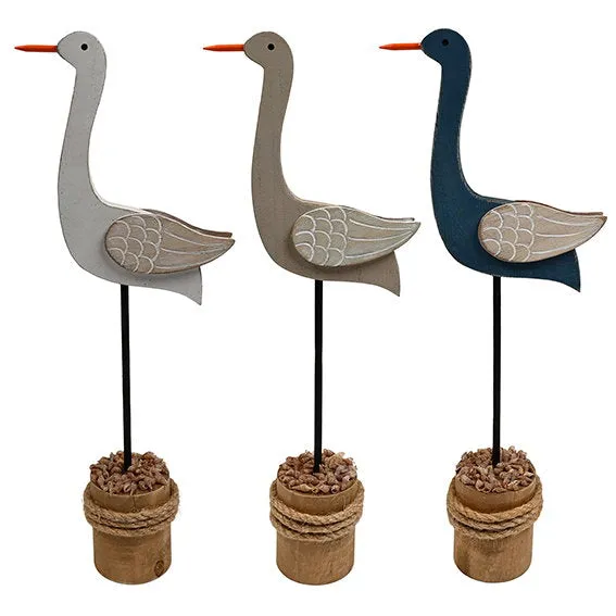 Det Gamle Apotek Bird dekorace pták dřevěný 32 cm