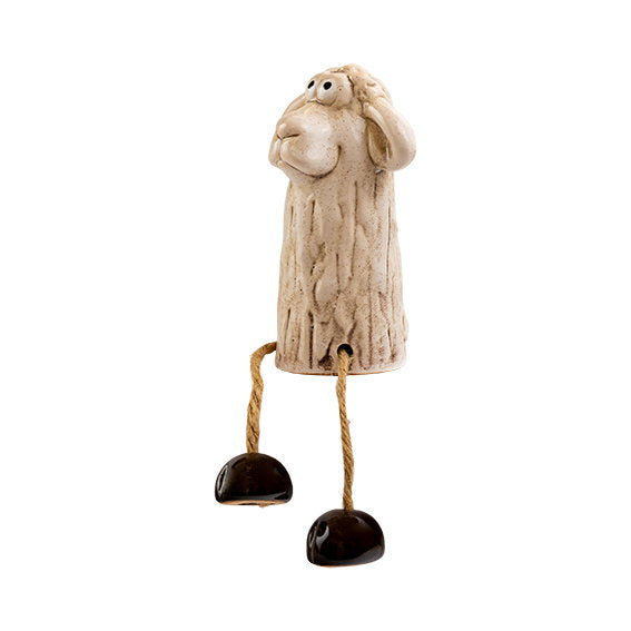 Det Gamle Apotek Sheep bílá ovečka 11 cm kamenina