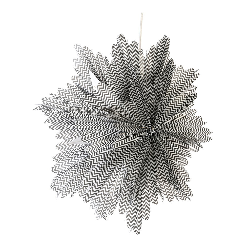 Det Gamle Apotek Grey paper star papírová hvězda šedá 17 cm