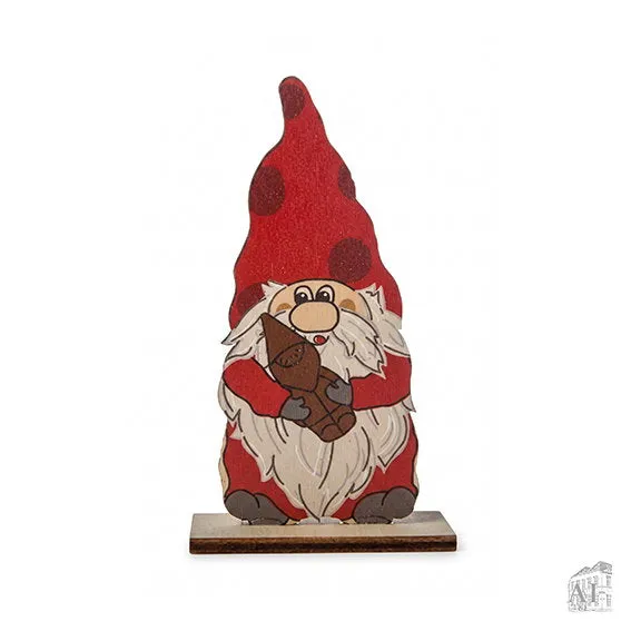 Det Gamle Apotek Wood gnome skřítek dřevěný 13 cm