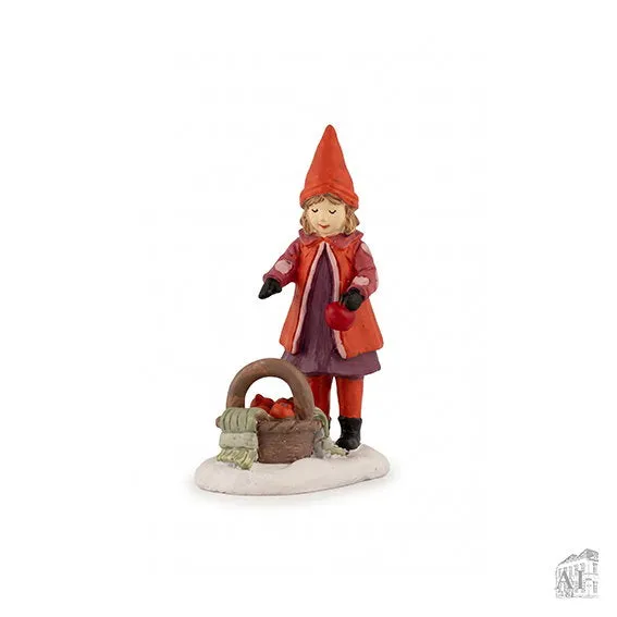 Det Gamle Apotek Figures vánoční figurka skřítek červená 7 cm