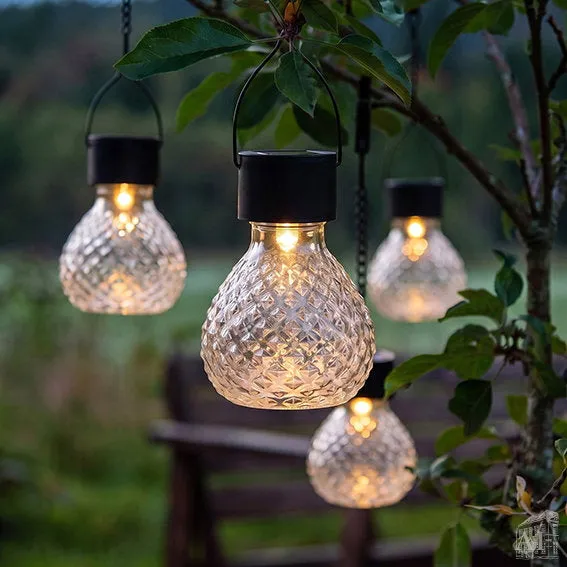 Det Gamle Apotek Solar lantern solární lucerna transparentní