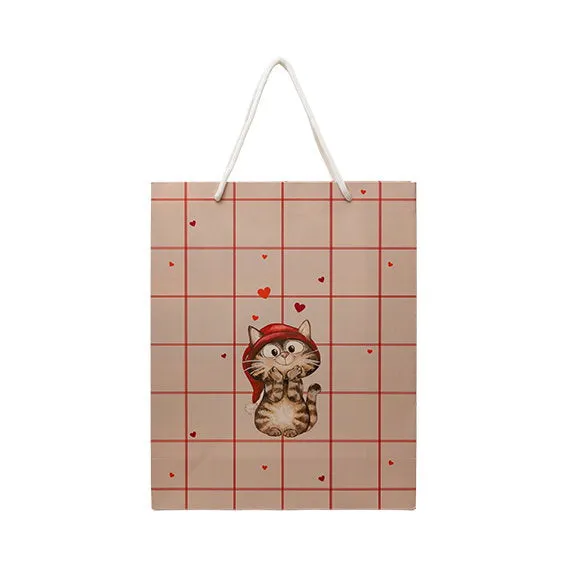 Det Gamle Apotek Giftbag krémová taška 32 cm papír