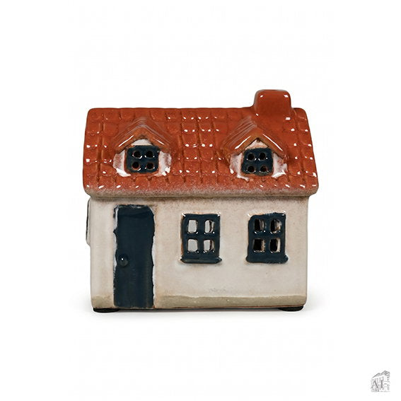 Det Gamle Apotek Beige House domeček na svíčku béžový 8 cm
