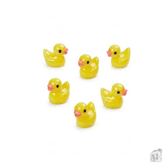 Det Gamle Apotek Duck for gnomes dekorace žlutá