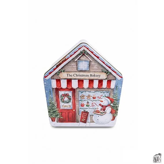 Det Gamle Apotek Cake Tin dóza 11 cm modrá plech