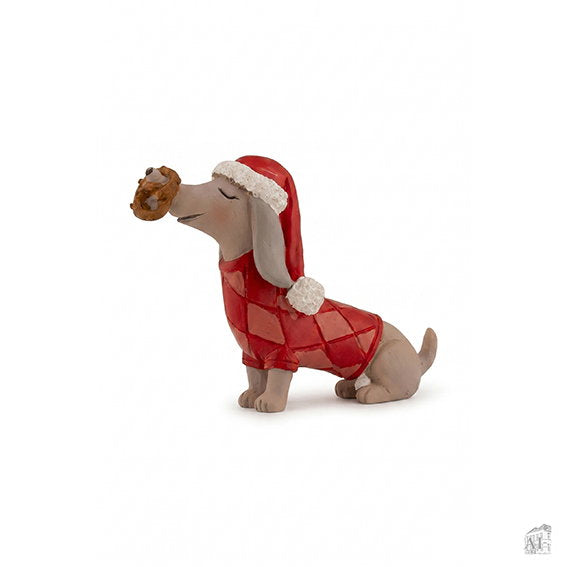 Det Gamle Apotek Dog figurka šedá 7 cm