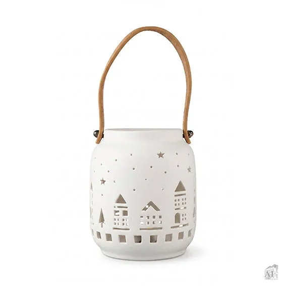 Det Gamle Apotek Lantern lucerna LED bílá 13 cm