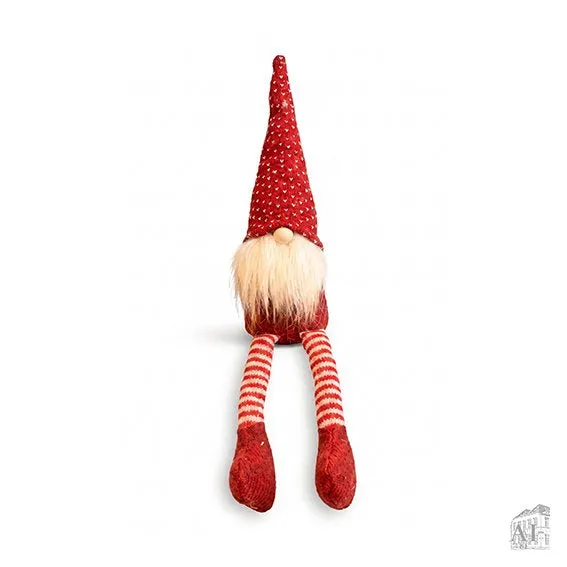 Det Gamle Apotek Gnome látkový skřítek červený 42 cm