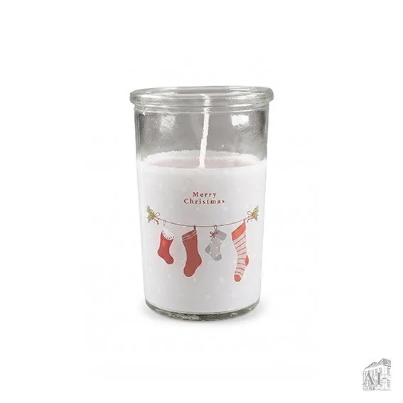Det Gamle Apotek Candle in glass svíčka ve skle 10 cm bílá