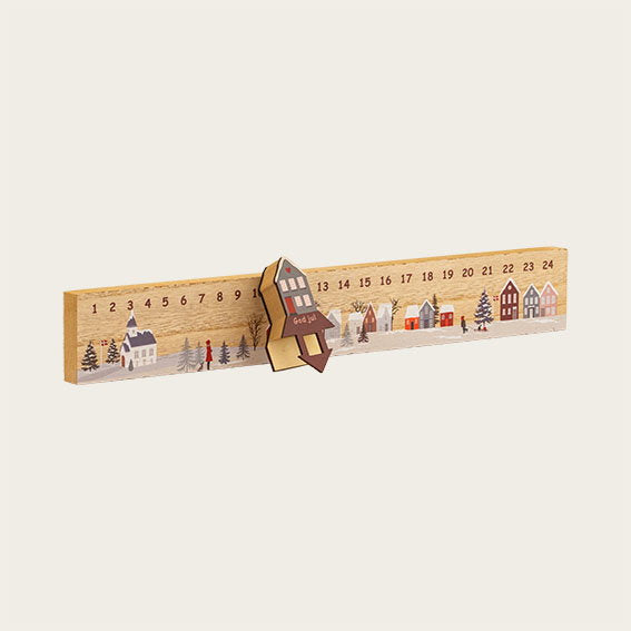 Det Gamle Apotek Calendar vánoční kalendář MDF 11 cm