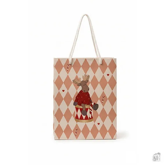 Det Gamle Apotek Giftbag dárková taška 24 cm růžová