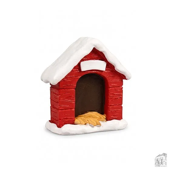 Det Gamle Apotek Dog house domeček pro skřítky červený