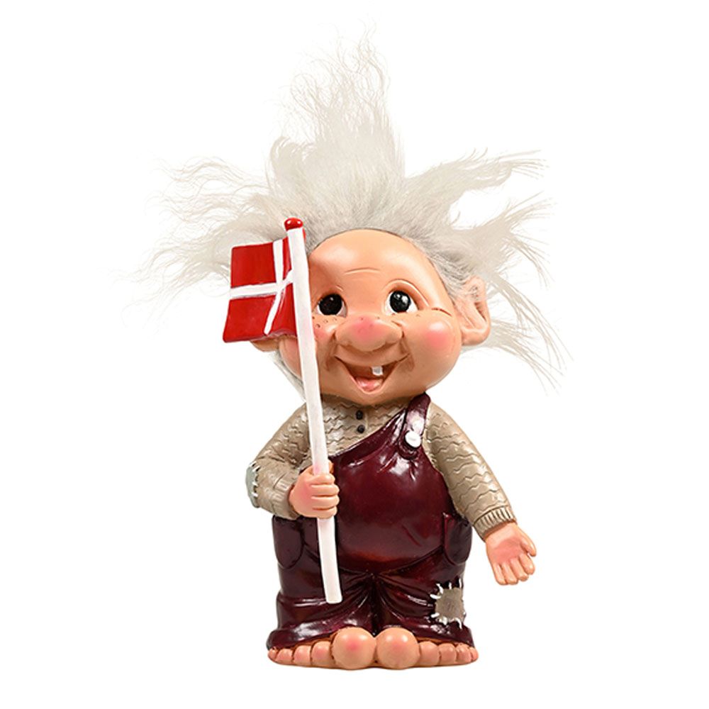 Det Gamle Apotek Alvilda Conrad troll s vlajkou 15 cm