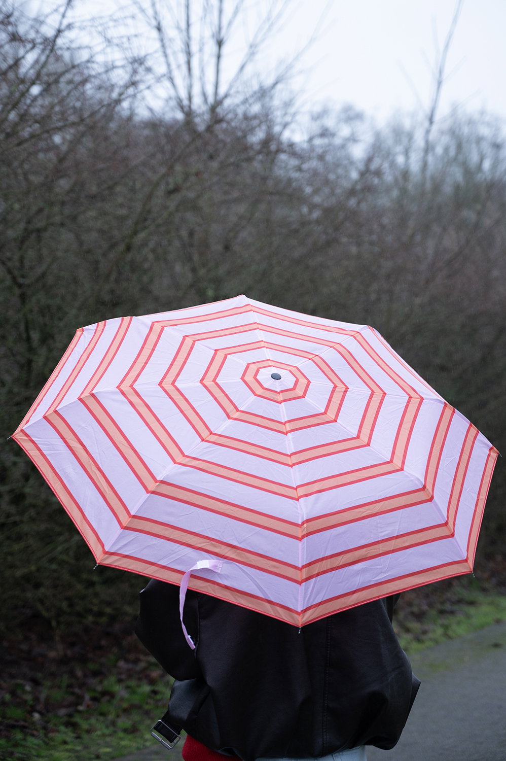 Det Gamle Apotek Umbrella deštník růžový polyester