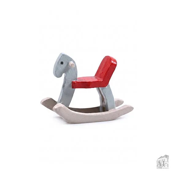 Det Gamle Apotek Rocking horse miniatura koník 4 cm polyresin