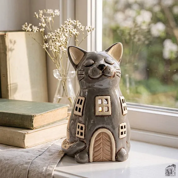 Det Gamle Apotek Candle holder svícen 21 cm keramický