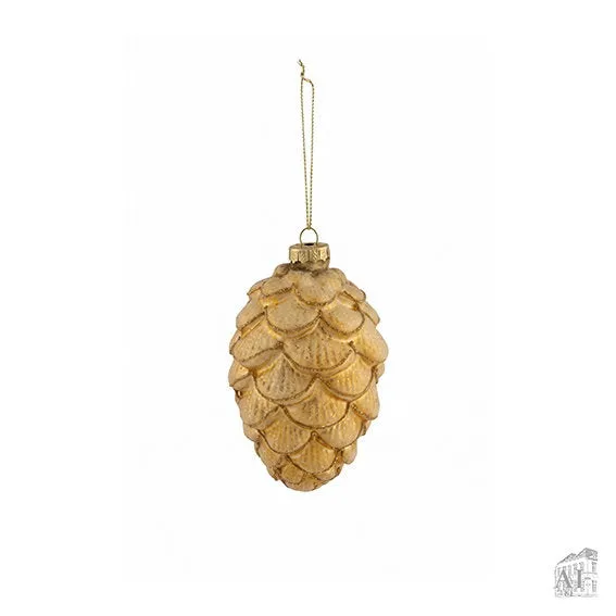 Det Gamle Apotek Pinecone for hanging skleněná ozdoba champagne