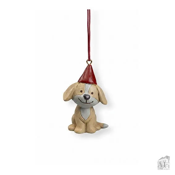 Det Gamle Apotek Figure for Hanging ozdoba hnědá 6 cm