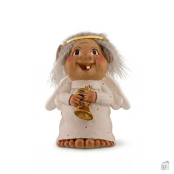 Det Gamle Apotek Trolls figurka bílý trol 22 cm