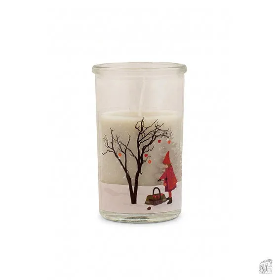 Det Gamle Apotek Candle in glass svíčka ve skle šedá 10 cm