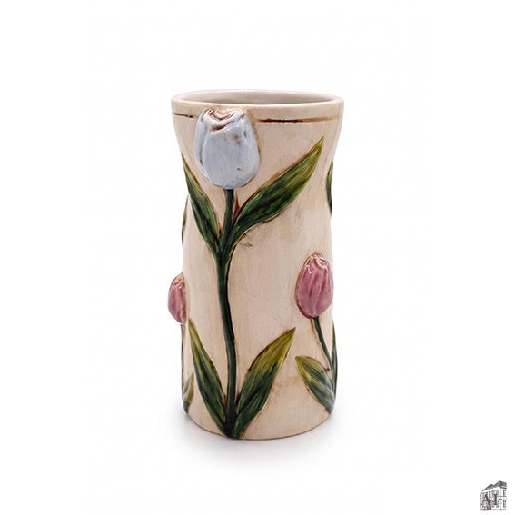 Det Gamle Apotek Vase keramická váza 17 cm růžová