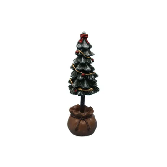 Det Gamle Apotek Tree stromek dekorace 14 cm zelený