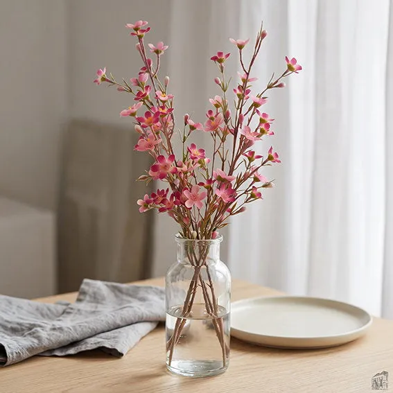 Det Gamle Apotek Artificial flower umělá květina růžová 40 cm