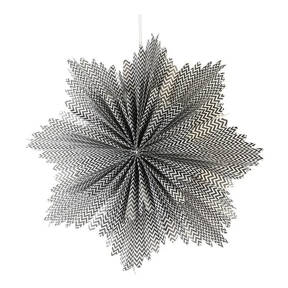 Det Gamle Apotek Grey paper star papírová hvězda šedá 17 cm