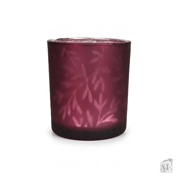 Det Gamle Apotek Candle holder svícen 8 cm bordeaux